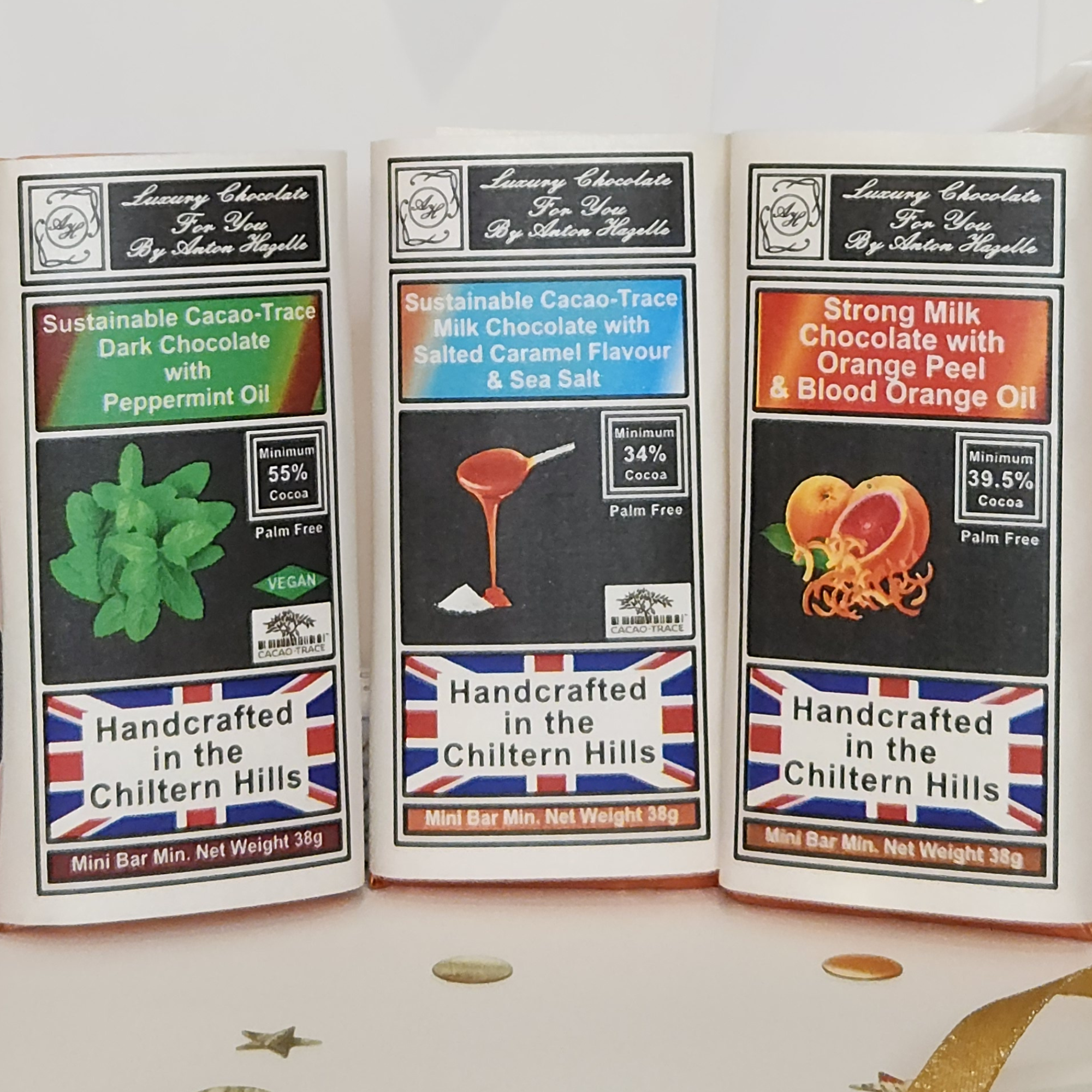 Milk Chocolate with Orange Peel and Blood Orange Oil