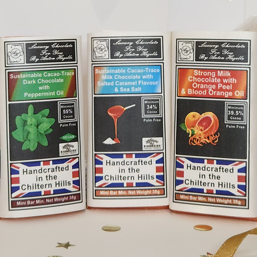 Milk Chocolate with Orange Peel and Blood Orange Oil